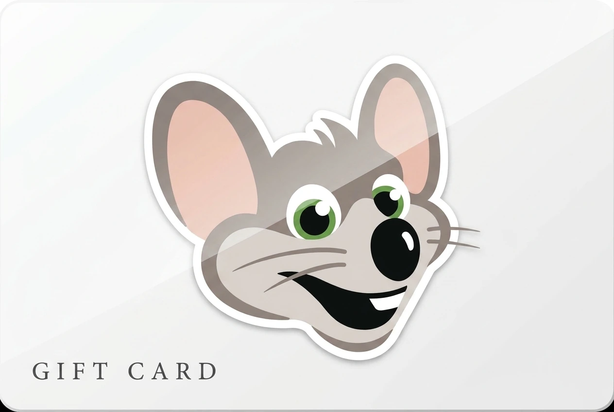 Chuck E. Cheese Card