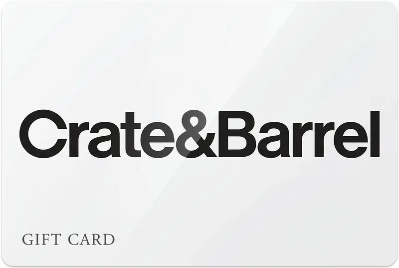 Thẻ quà tặng Crate & Barrel — mua bằng crypto