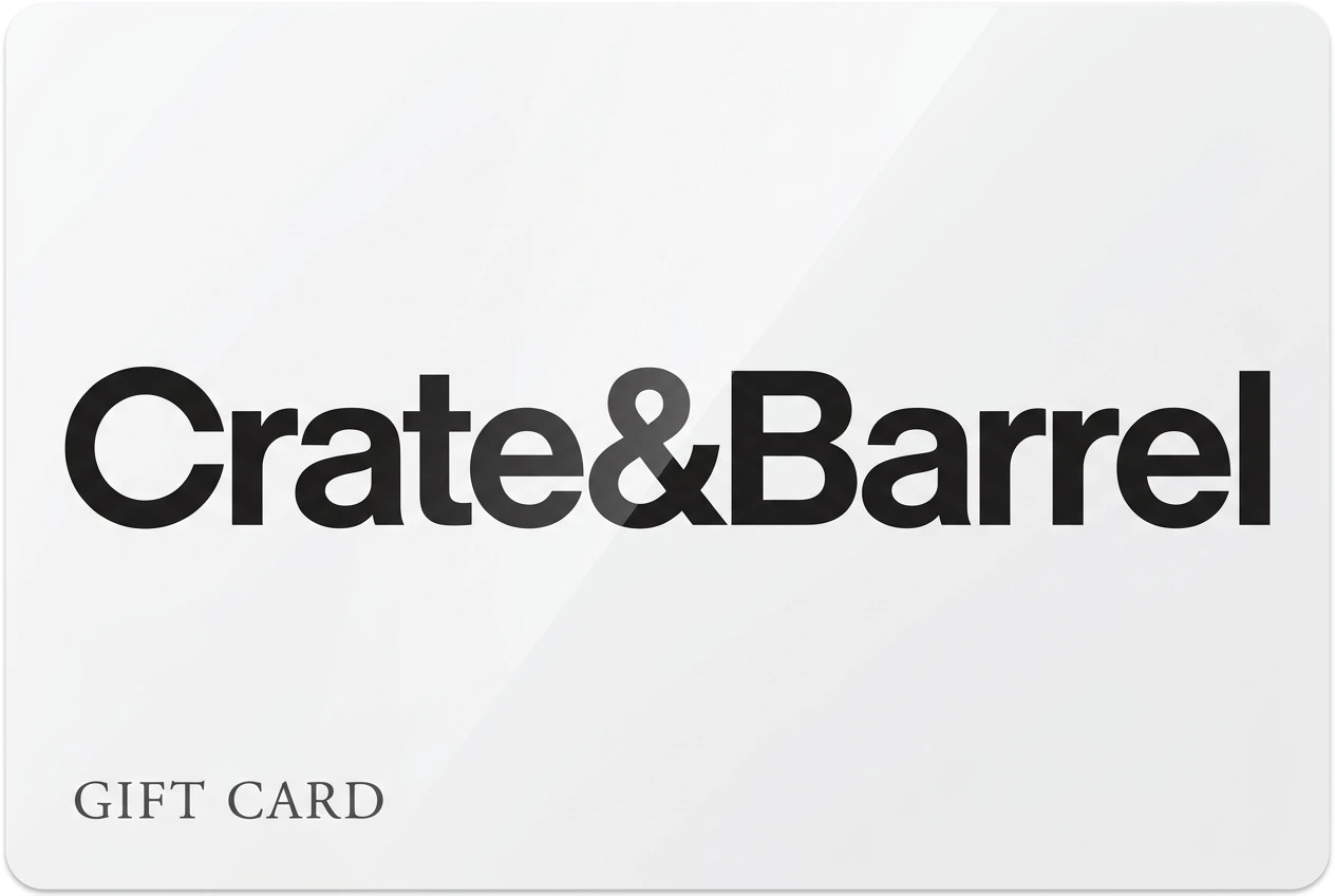 Crate & Barrel Card