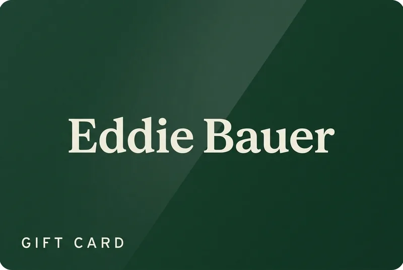 Thẻ quà tặng Eddie Bauer — mua bằng crypto