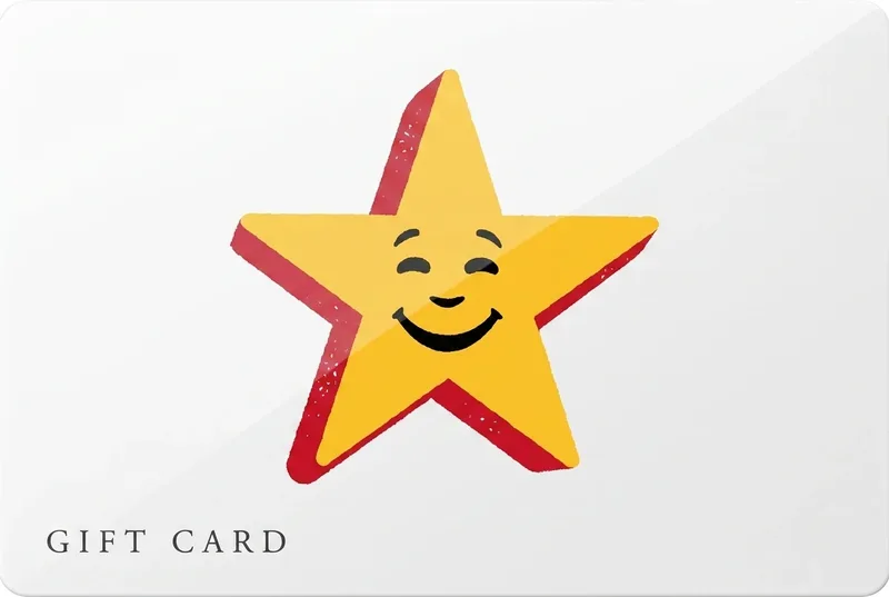 بطاقة هدايا Hardee's — اشترِ بالعملات الرقمية