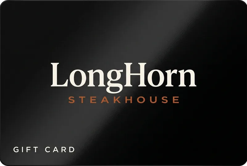 بطاقة LongHorn Steakhouse — اشترِ بالعملات الرقمية