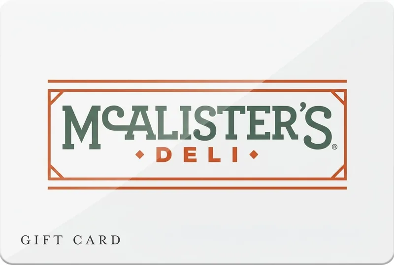 بطاقة McAlister's Deli — اشترِ بالعملات الرقمية